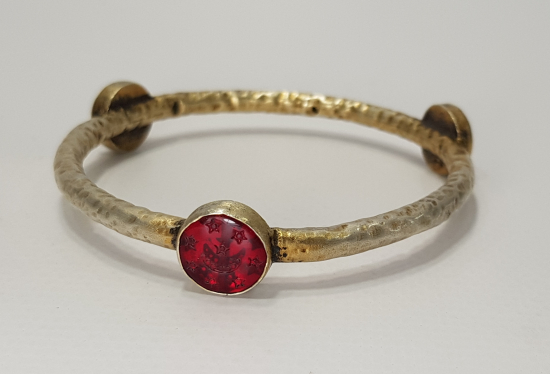 ÖZEL YAPIM AY YILDIZLI GÜMÜŞ BİLEKLİK