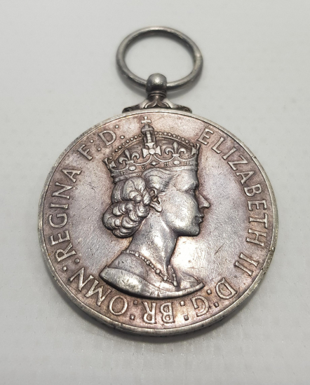 İNGİLİZ KOLONİSİ POLİS SERVİSİ GÜMÜŞ MADALYON 