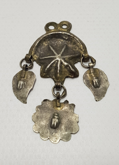 OSMANLI DÖNEMİ AY YILDIZLI VE AŞİRET DAMGALI KOLYE UCU