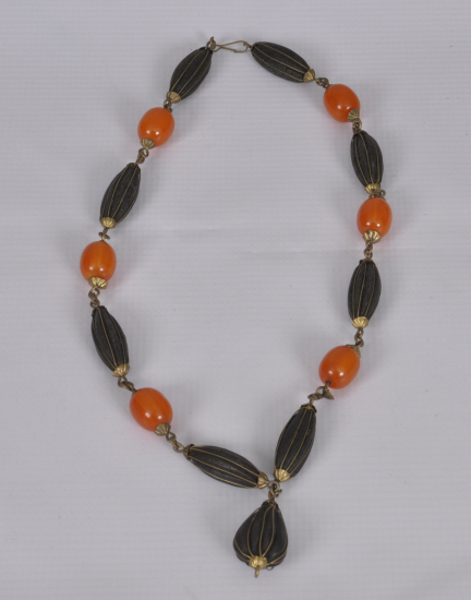 OSMANLI DÖNEMİ MİSKİ AMBER KOLYE 