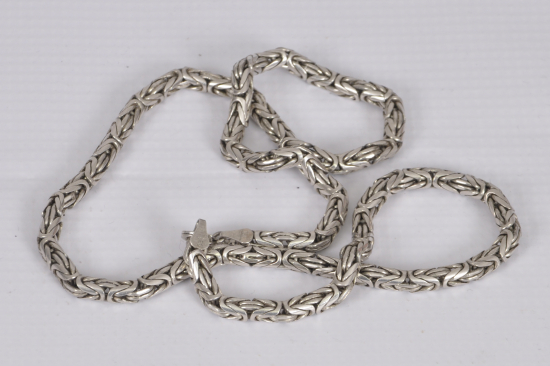 BÜYÜK BOY GÜMÜŞ KRAL ZİNCİRİ 