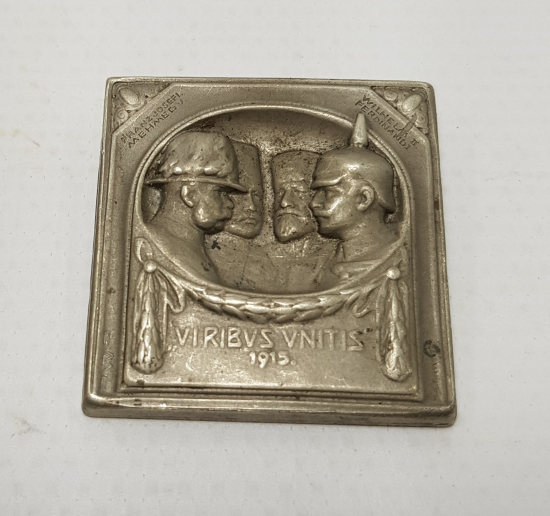 1. DÜNYA SAVAŞI LİDERLER GÖRSELLİ İTTİFAK ROZET 