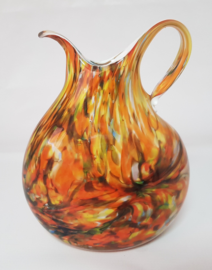 SÜRAHİ FORMLU MURANO CAM VAZO 