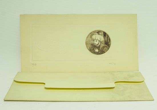 ML İMZALI PADİŞAH VE TUĞRA GRAVÜRÜ 