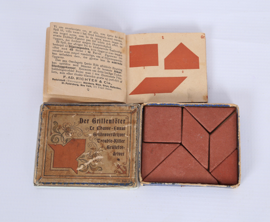 ESKİ ALMAN YAPIMI KUTUSUNDA PUZZLE  OYUNCAK 