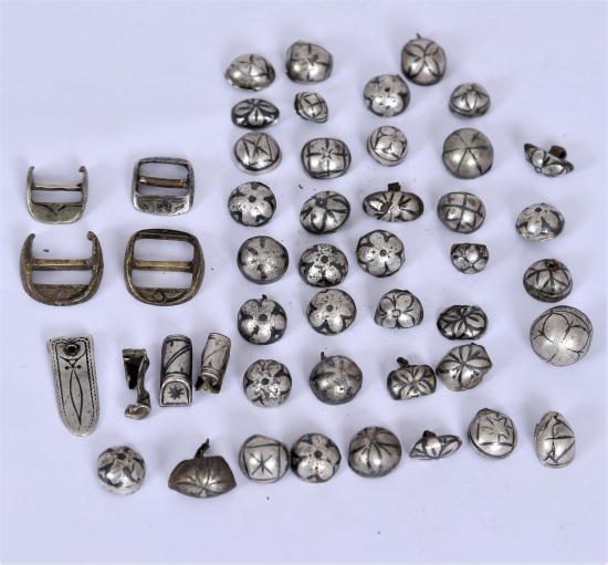 OSMANLI DÖNEMİ ÇERKES İŞİ GÜMÜŞ AT KOŞUM TAKIMI APARATLARI 