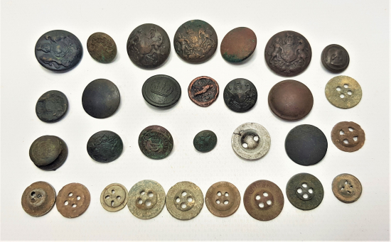 1. DÜNYA SAVAŞI 30 ADET ASKERİ DÜĞME