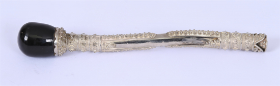 OSMANLI DÖNEMİ GÜMÜŞ KAPLAMA AĞIZLIK 