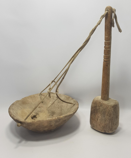 OSMANLI DÖNEMİ TEK KOLLU, TEK KEFELİ AHŞAP TERAZİ - ÇOK NADİR 