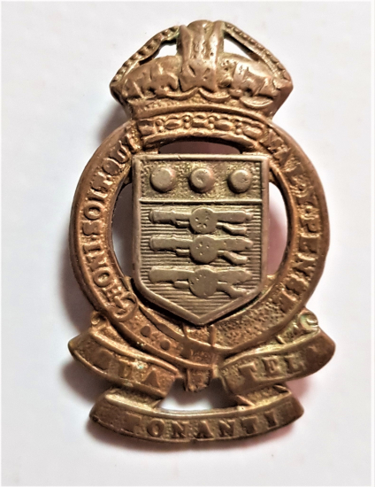 1. DÜNYA SAVAŞI İNGİLİZ TOPÇU ROZETİ 