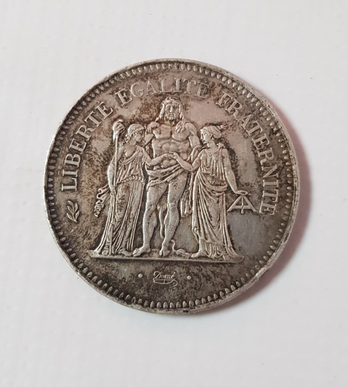 1976 FRANSA 50 FRANK GÜMÜŞ HATIRA PARA