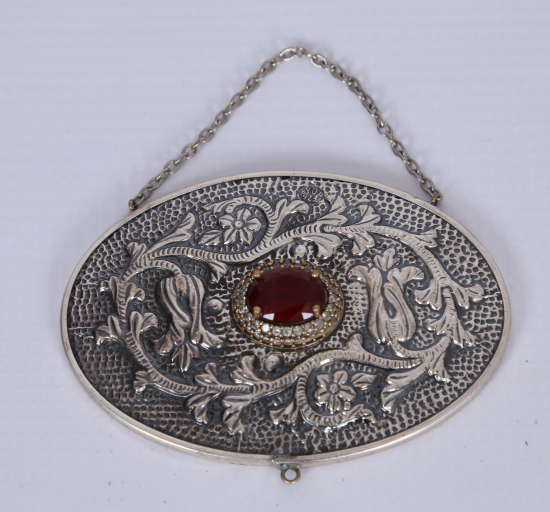 GÜMÜŞ DUVAR AYNASI 