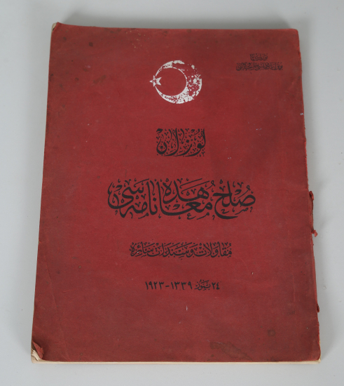 LOZAN BARIŞ ANTLAŞMASNIN MADDELERİNİ İÇEREN DÖNEMİNİN KİTABI