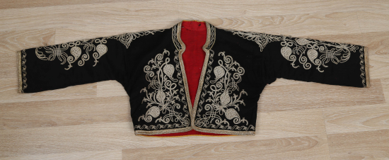 OSMANLI DÖNEMİ ÇUHADAN MAMUL SIRMA İŞÇİLİKLİ GELİN CEPKENİ