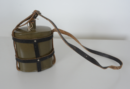 1. DÜNYA SAVAŞI DÖNEMİ ÇİL KONDİSYONDA EMAYE MATARA