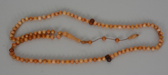 USTA İŞİ KOÇ BOYNUZUNDAN MAMUL 99 LU NAMAZ TESBİHİ