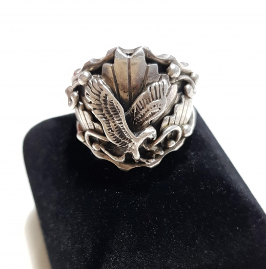 KARTAL GÖRSELLİ GÜMÜŞ YÜZÜK 