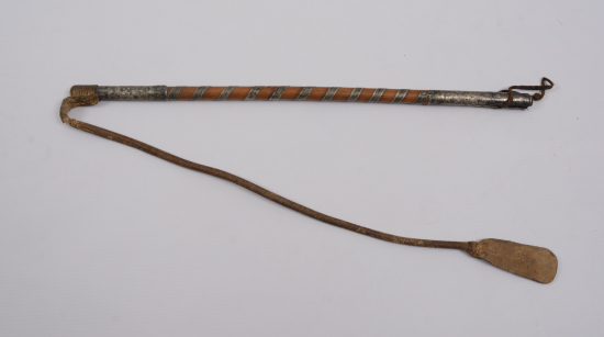 OSMANLI DÖNEMİ SAVATLI GÜMÜŞ SUBAY KIRBACI 