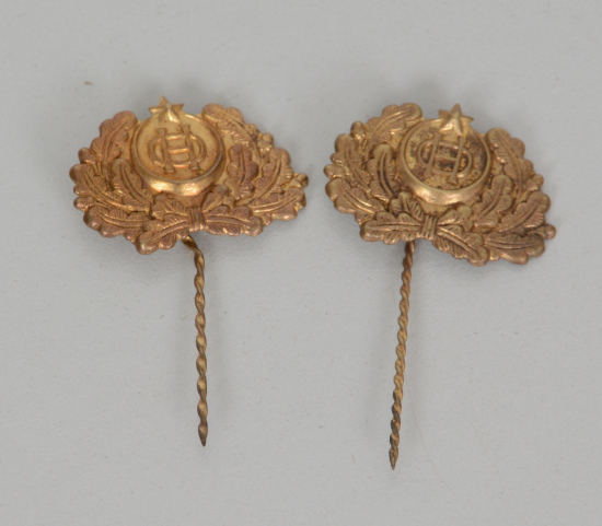 HARP OKULU YAZILI 1950's 2 ADET ROZET