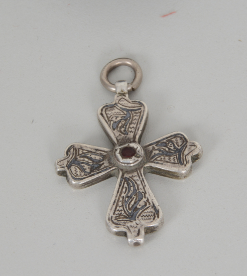 OSMANLI DÖNEMİ SAVATLI VAN İŞİ GÜMÜŞ ERMENİ HAÇ