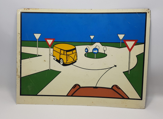 1970'LERDEN TRAFİK TABELASI 