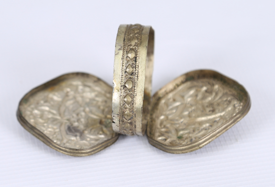 OSMANLI DÖNEMİ İÇİ TAŞ AYNALI ÇİFT TARAFLI ENFİYE KUTUSU