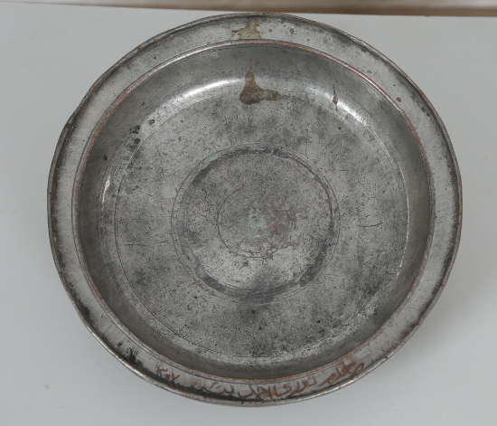 OSMANLI DÖNEMİ OSMANLICA YAZILI BAKIR TABAK