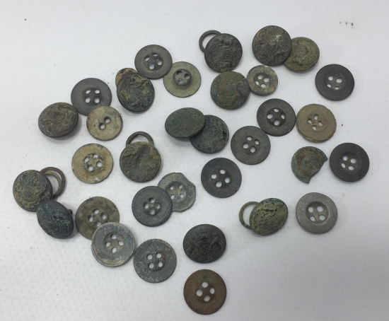 1. DÜNYA SAVAŞI ÇANAKKALE CEPHESİ ASKER DÜĞMELERİ