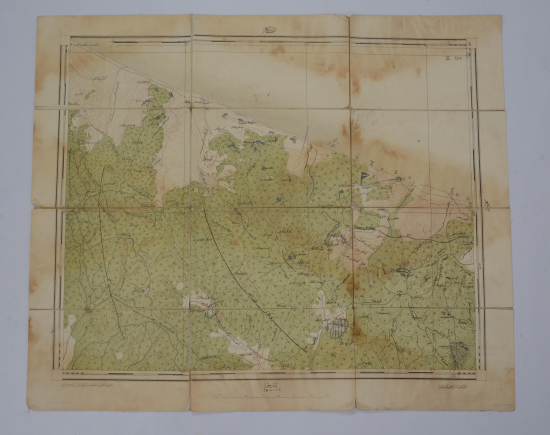 OSMANLI DÖNEMİ BEZ HARİTA: İSTANBUL KİLYOS VE AKPINAR CİVARI 