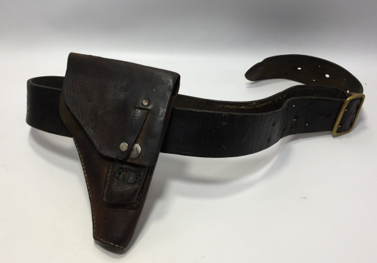 1. DÜNYA SAVAŞI TABANCA KILIFIYLA NADİR SUBAY KEMERİ