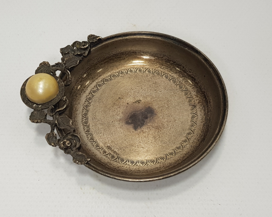 İNCİ MODELLİ GÜMÜŞ İKRAMLIK