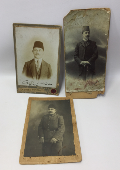 OSMANLI DÖNEMİ 3 ADET FOTOĞRAF