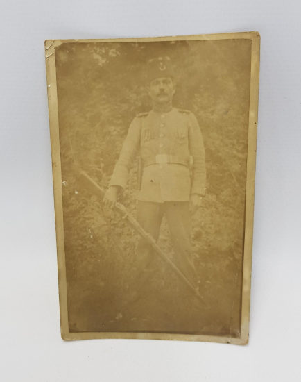 1. DÜNYA SAVAŞI ELİNDE MAVZERİYLE OSMANLI SUBAYI 