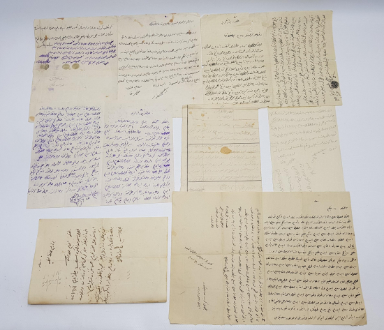 OSMANLI DÖNEMİ BALKAN SAVAŞINA GİDEN ASKERİN 7 ADET MEKTUBU 