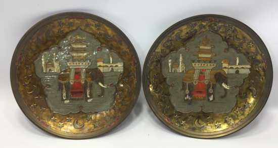 2 ADET ÜZERİ MİNELİ DUVAR TABAĞI