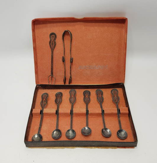 AKBANK TELKARİ GÜMÜŞ ÇAY KAŞIĞI SETİ  