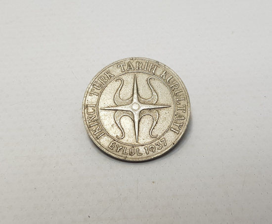 EYLÜL 1937 İKİNCİ TÜRK TARİH KURULTAYI ROZET - NADİR