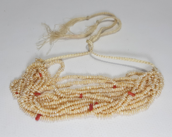 OSMANLI DÖNEMİ MERCANLI KUM İNCİ GERDANLIK 