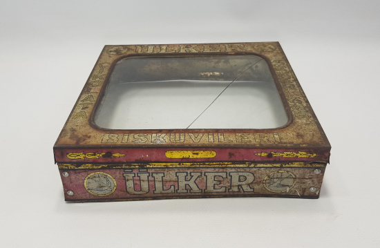 BAKKALİYE: 1970'LERDEN ÜLKER BİSKÜVİ KUTUSU KAPAĞI 