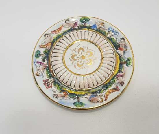 İTALYAN CAPODIMONTE DUVAR TABAŞI 