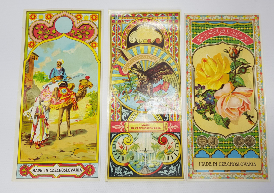 OSMANLI DÖNEMİ ÜÇ ADET FES ETİKETİ 