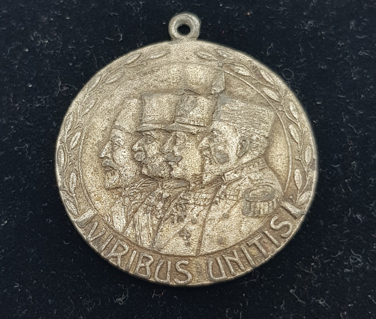 1. DÜNYA SAVAŞI LİDERLER TEMALI İTTİFAK MADALYA