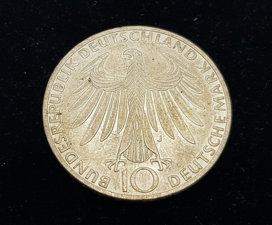 1972 BERLİN OLİMPİYATLARI HATIRA GÜMÜŞ PARA 10 MARK 