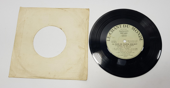 NAZIM HİKMET'E AİT ÇOK NADİR PLAK 