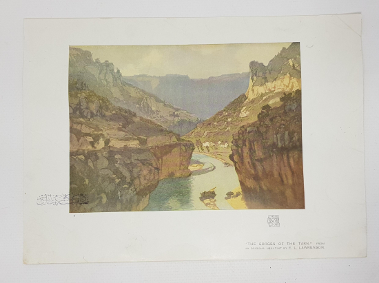 OSMANLICA SANAYİİ NEFİSE MEKTEBİ ALİYESİ DAMGALI GRAVÜR