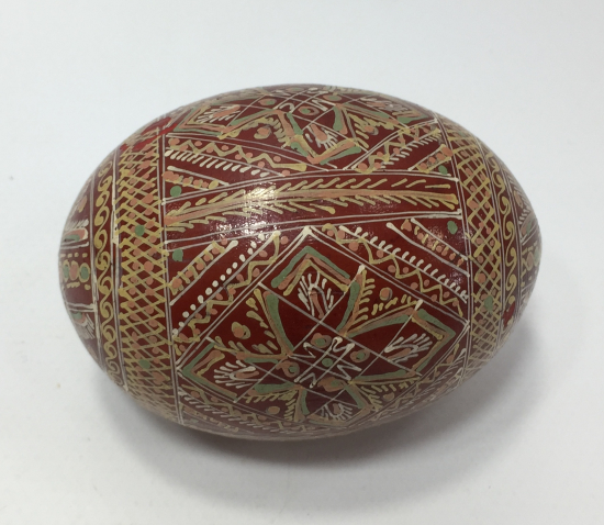 TAMAMI EL BOYAMA AHŞAP PASKALYA YUMURTASI