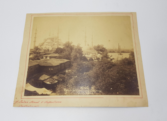 OSMANLI DÖNEMİ BÜYÜK BOY FOTOĞRAF: SULTANAHMET VE HİPODROM - SEBAH & JOALLIER
