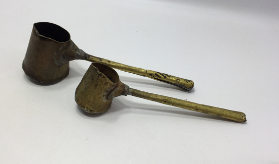 OSMANLI DÖNEMİ KAHVECİ İŞİ 2 ADET CEZVE