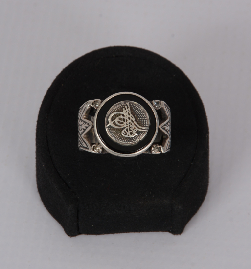 TUĞRALI GÜMÜŞ YÜZÜK 