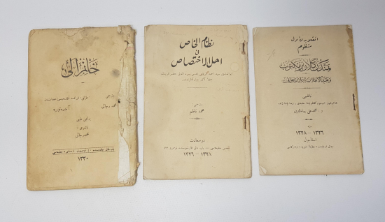 ÜÇ ADET OSMANLICA KİTAP